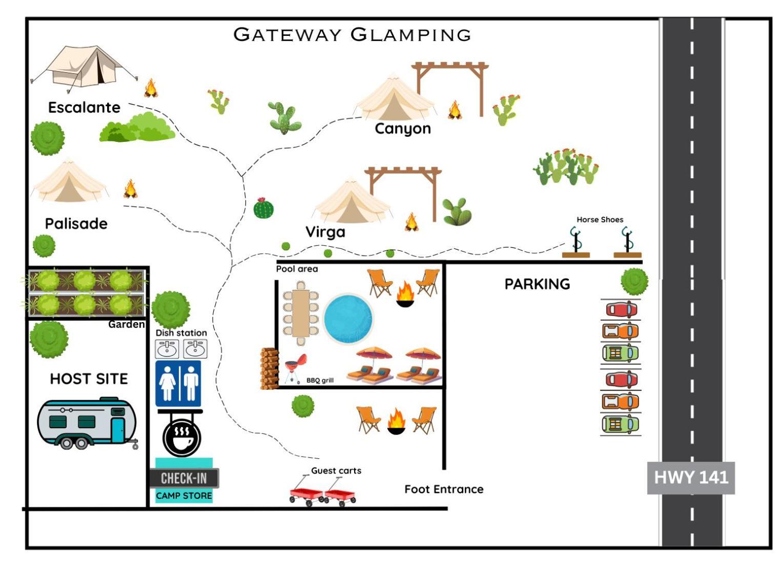 Hotel Gateway Glamping Extérieur photo